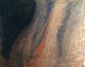 20 x 24 Sand and Acrylic on Canvas "Iron and Salt"